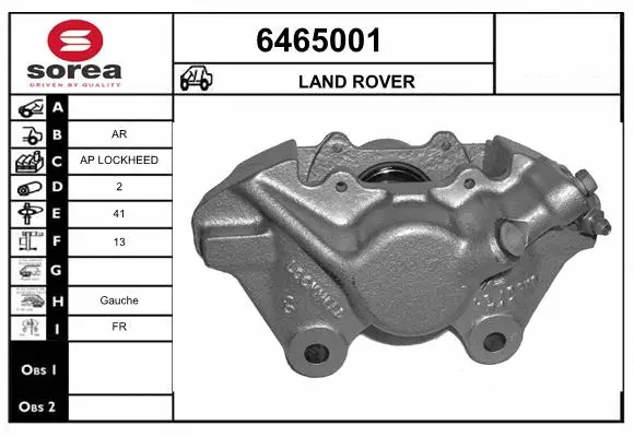 Brake Caliper (6465001)