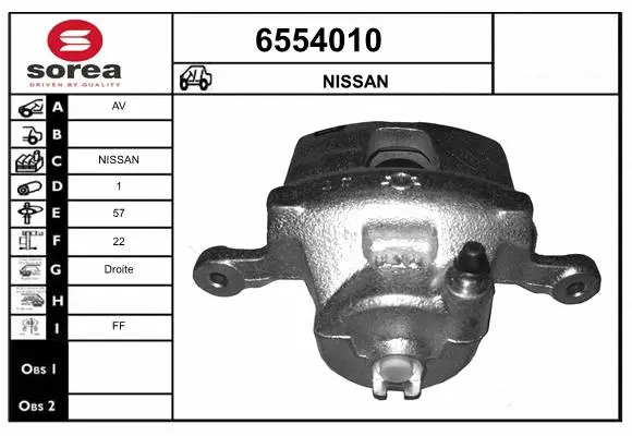 Brake Caliper (6554010)
