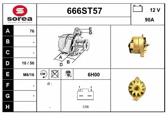 Alternator (666ST57)
