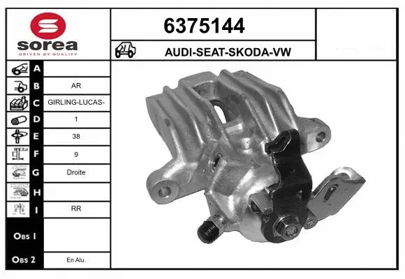 Brake Caliper (6375144)