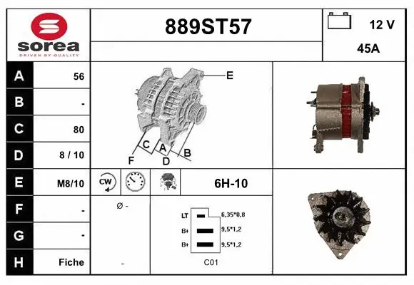 Alternator (889ST57)