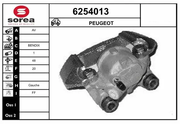 Brake Caliper (6254013)