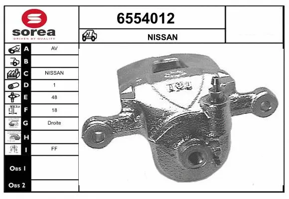 Brake Caliper (6554012)
