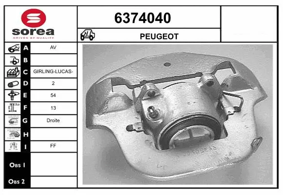Brake Caliper (6374040)