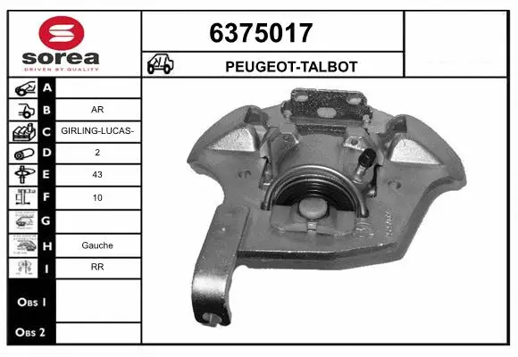 Brake Caliper (6375017)
