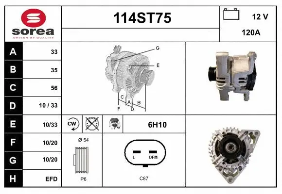 Alternator (114ST75)