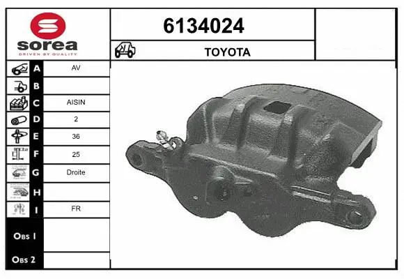 Brake Caliper (6134024)