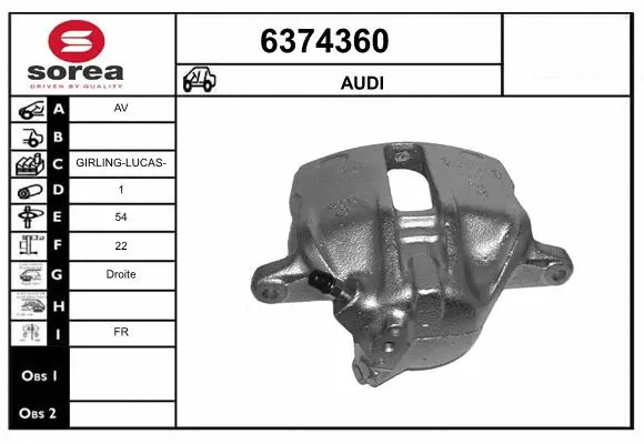 Brake Caliper (6374360)