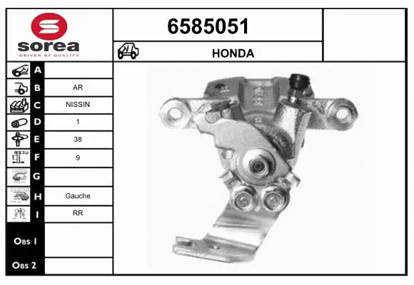 Brake Caliper (6585051)