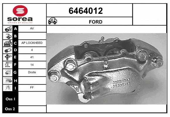 Brake Caliper (6464012)