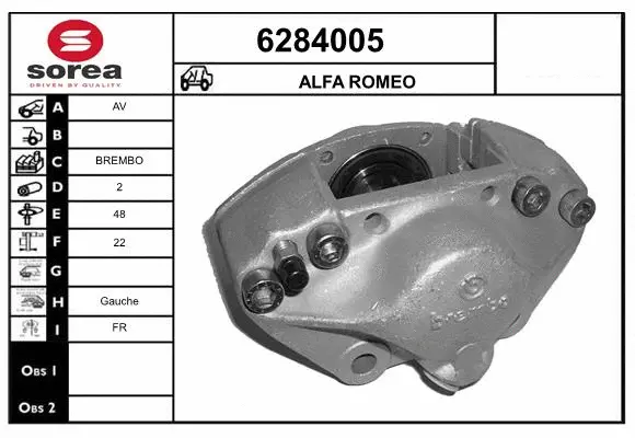 Brake Caliper (6284005)