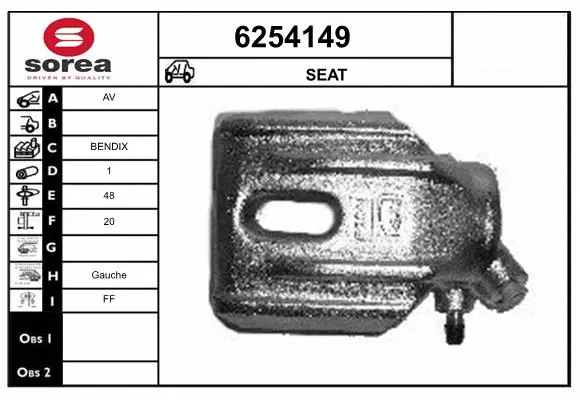 Brake Caliper (6254149)