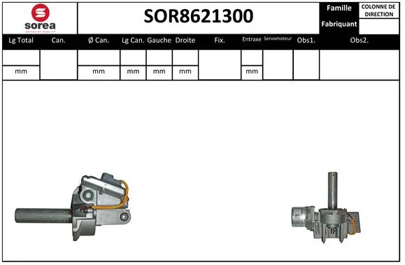 Steering Column (SOR8621300)
