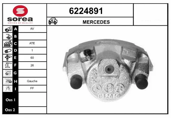 Brake Caliper (6224891)