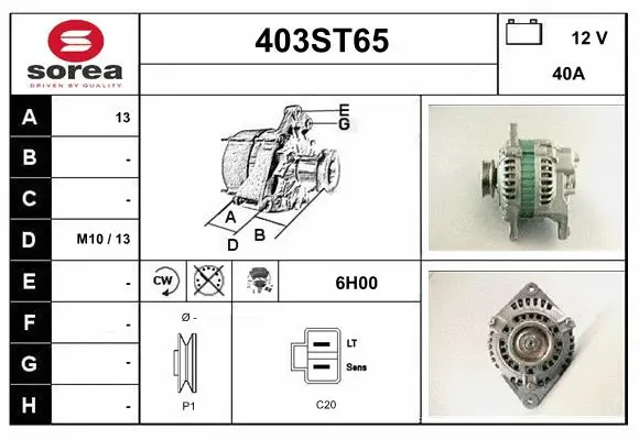Alternator (403ST65)