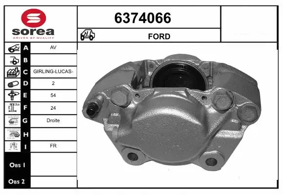 Brake Caliper (6374066)