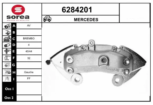 Brake Caliper (6284201)