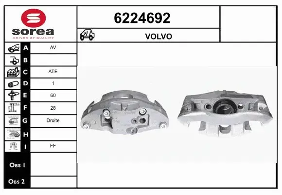 Brake Caliper (6224692)