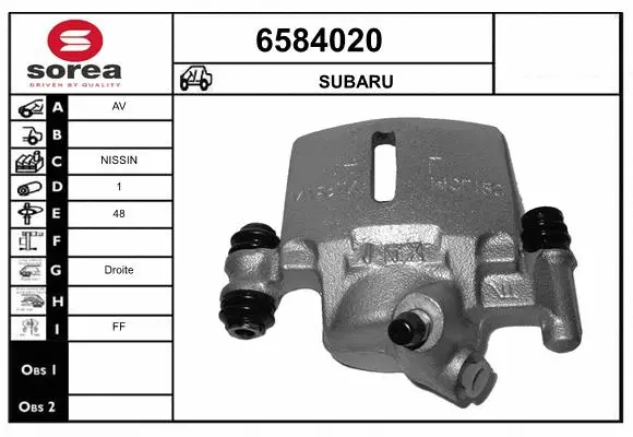 Brake Caliper (6584020)