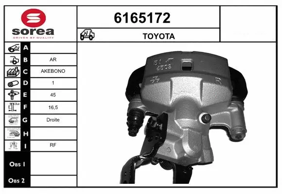 Brake Caliper (6165172)