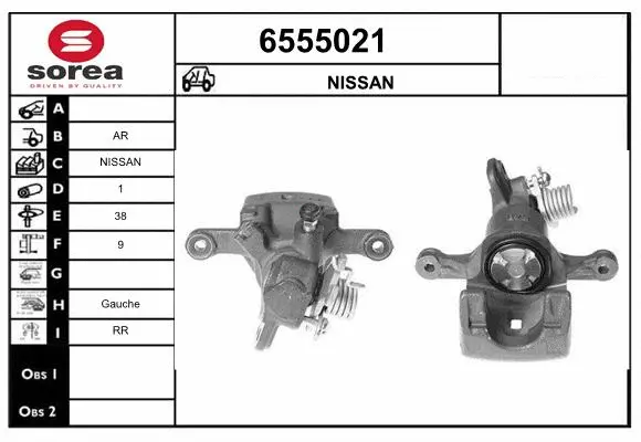 Brake Caliper (6555021)