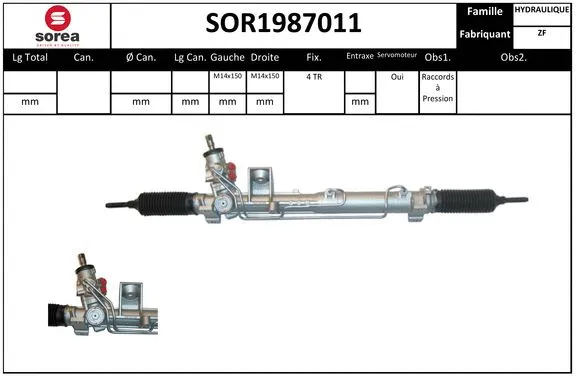 Steering Gear (SOR1987011)