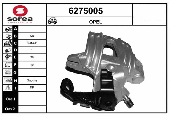 Brake Caliper (6275005)
