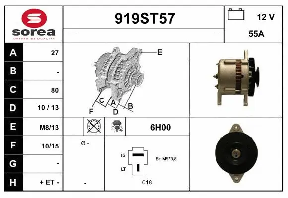 Alternator (919ST57)