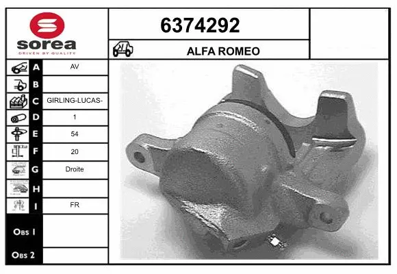 Brake Caliper (6374292)