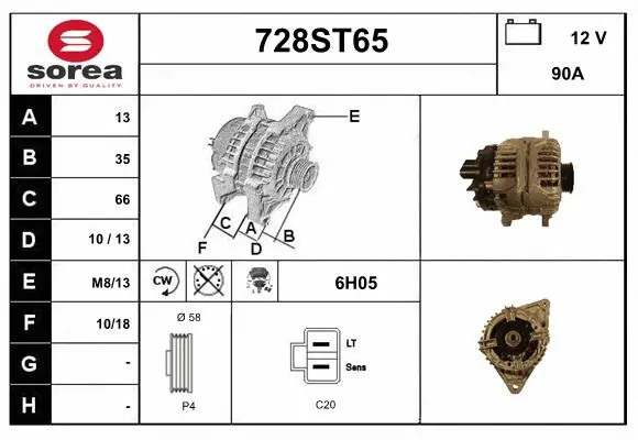Alternator (728ST65)
