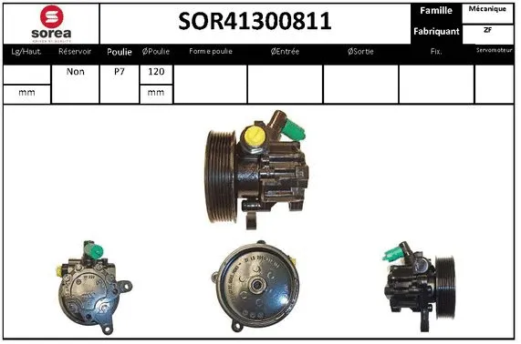 Hydraulic Pump, steering (SOR41300811)