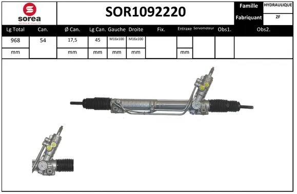 Steering Gear (SOR1092220)