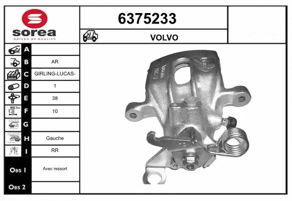 Brake Caliper (6375233)
