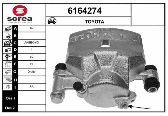 Brake Caliper (6164274)