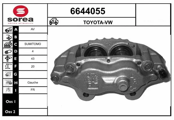 Brake Caliper (6644055)