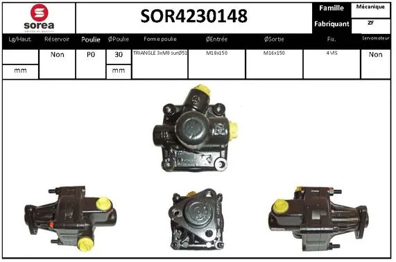 Hydraulic Pump, steering (SOR4230148)