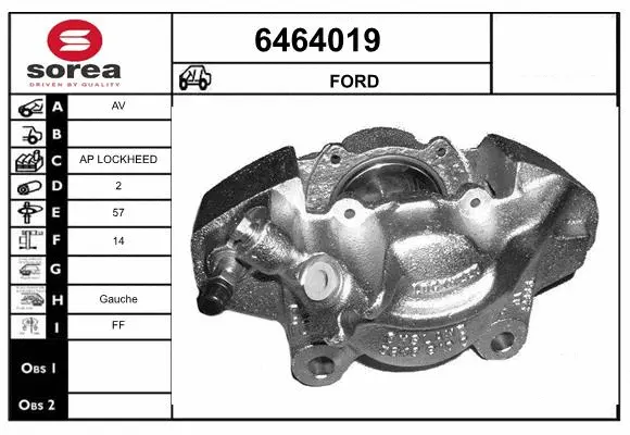 Brake Caliper (6464019)