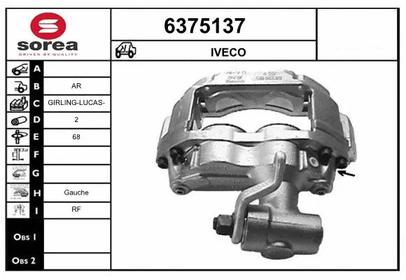 Brake Caliper (6375137)