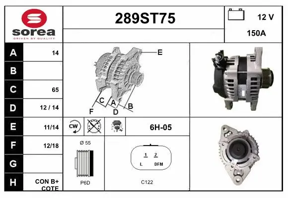 Alternator (289ST75)