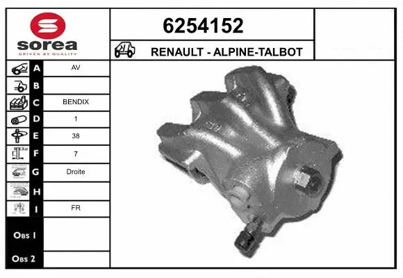 Brake Caliper (6254152)