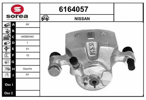 Brake Caliper (6164057)