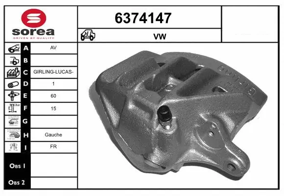 Brake Caliper (6374147)