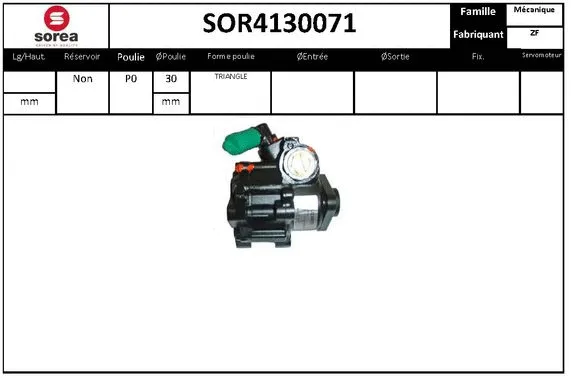Hydraulic Pump, steering (SOR4130071)