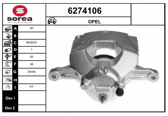 Brake Caliper (6274106)