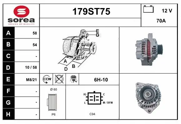 Alternator (179ST75)