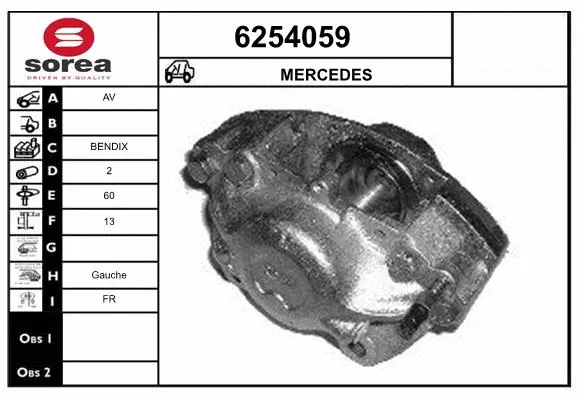Brake Caliper (6254059)