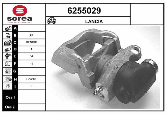 Brake Caliper (6255029)