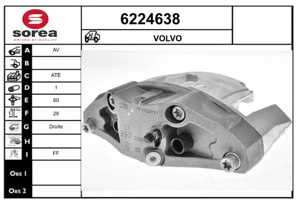 Brake Caliper (6224638)
