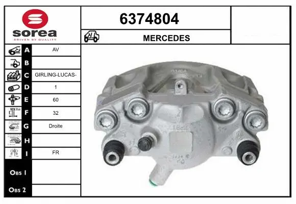 Brake Caliper (6374804)