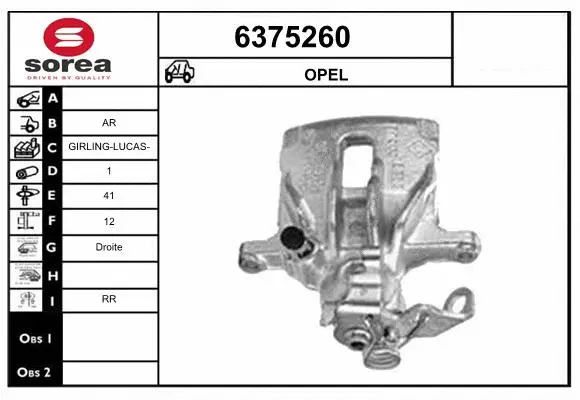 Brake Caliper (6375260)